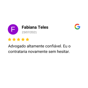 Avaliação de cliente no Google — 3