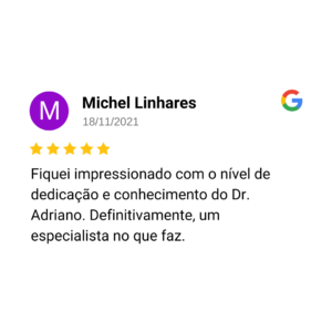Avaliação de cliente no Google — 9